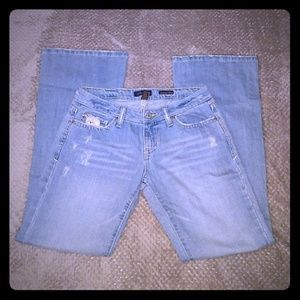 Aeropostale ~ 'Authentic Flare" Distressed Jeans